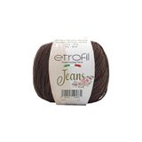 Jeans Örgü İpi Koyu Çikolata%55 Pamuk%45 Akrilik 50g 160m (062)