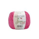 Jeans Örgü İpi Koyu Pembe%55 Pamuk%45 Akrilik 50g 160m (010)