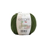 Jeans Örgü İpi Küf Yeşili%55 Pamuk%45 Akrilik 50g 160m (026)