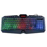 Jedel K504 Multimedia Rgb Kablolu Mekanik Oyuncu Klavye siyah