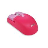 Jedel WD144 Kablosuz Şarjlı Mouse - Bluetooth + 2.4ghz Usb Dongle PEMBE
