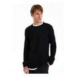 Jeep Basic Düz Kazak 2XL, XXL, 5003160101, Siyah, Erkek