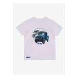 Jeep Baskılı Beyaz Erkek Çocuk T-Shirt J5SB-TST7754