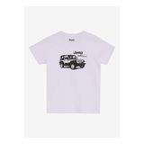 Jeep Baskılı Beyaz Erkek Çocuk T-Shirt J5SB-TST7757