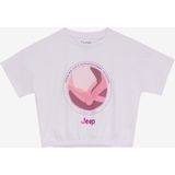 Jeep Baskılı Beyaz Kız Çocuk T-Shirt J5SG-TST7519 - 15-16 Yaş