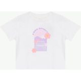 Jeep Baskılı Ekru Kız Çocuk T-Shirt J6SG-TST7877