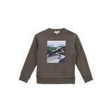 Jeep Baskılı Erkek Çocuk Sweatshirt, 5-6 Yaş, 5003274259, Haki, erkek-çocuk