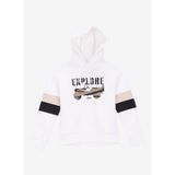 Jeep Baskılı Erkek Çocuk Sweatshirt, 7-8 Yaş, 5003274258, Ekru, erkek-çocuk