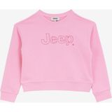 Jeep Baskılı Kız Çocuk Pembe Sweatshırt J4WG-SWT7571 - 9 - 10 Yaş