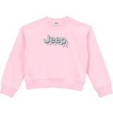 Jeep Baskılı Kız Çocuk Pembe Sweatshırt J5WG-SWT7553 - 7 - 8 Yaş