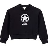 Jeep Baskılı Kız Çocuk Siyah Sweatshırt J5WG-SWT7554 - 13 - 14 Yaş