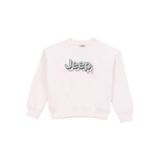 Jeep Baskılı Kız Çocuk Sweatshirt, 7-8 Yaş, 5003274339, Ekru, kız-çocuk