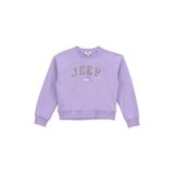 Jeep Baskılı Kız Çocuk Sweatshirt, 7-8 Yaş, 5003274363, Lila, kız-çocuk