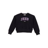 Jeep Baskılı Kız Çocuk Sweatshirt, 7-8 Yaş, 5003274383, Siyah, kız-çocuk
