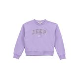 Jeep Baskılı Kız Çocuk Sweatshirt, 9-10 Yaş, 5003274363, Lila, kız-çocuk