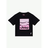 Jeep Baskılı Kız Çocuk T-Shirt, 7-8 Yaş, 5003327153, Siyah, Kız çocuk