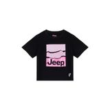 Jeep Baskılı Kız Çocuk T-Shirt, 9-10 Yaş, 5003327153, Siyah, Kız çocuk