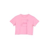 Jeep Baskılı Kız Çocuk T-Shirt J6Sg-Tst7617, 7-8 Yaş, 5003328423, Pembe, Kız çocuk