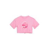 Jeep Baskılı Kız Çocuk T-Shirt J6Sg-Tst7627, 7-8 Yaş, 5003327261, Pembe, Kız çocuk