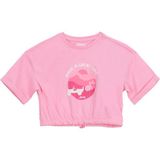 Jeep Baskılı Pembe Kız Çocuk T-Shirt J6SG-TST7627
