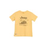 Jeep Baskılı Sarı Erkek Çocuk T-Shirt J6SB-TST7690