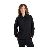 Jeep Bato Yaka Baskılı Sweatshirt, L, 5003276463, Siyah, kadın