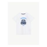 JEEP Beyaz Erkek Çocuk Baskılı T-Shirt J6SB-TST7672
