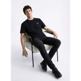 Jeep Bisiklet Yaka Basic Baskılı T-Shirt, L, 5003097152, Siyah, Erkek