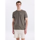 Jeep Bisiklet Yaka Baskılı Açık Haki T-Shirt, XL, 5003328078, Açık Haki, Erkek