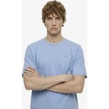 Jeep Bisiklet Yaka Baskılı Açık Mavi Erkek T-Shirt J4SM-TST7245