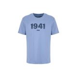 Jeep Bisiklet Yaka Baskılı Açık Mavi T-Shirt, S, 5003328118, Açık Mavi, Erkek