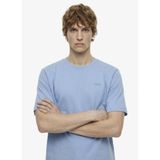 Jeep Bisiklet Yaka Baskılı Açık T-Shirt, 2XL, 5003328063, Mavi, Erkek