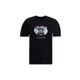 Jeep Bisiklet Yaka Baskılı Siyah Erkek T-Shirt J6SM-TST7317