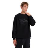 Jeep Bisiklet Yaka Baskılı Sweatshırt, L, 5003262585, Siyah, erkek