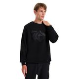 Jeep Bisiklet Yaka Baskılı Sweatshırt, S, 5003262585, Siyah, erkek