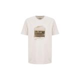 Jeep Bisiklet Yaka Baskılı T-Shirt, L, 5003328080, Taş, Erkek
