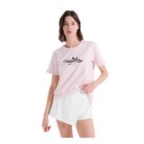 Jeep Bisiklet Yaka Baskılı T-Shirt, M, 5003328866, Pembe, Kadın
