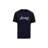 Jeep Bisiklet Yaka Baskılı T-Shirt, S, 5003222947, Lacivert, Erkek