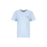 Jeep Bisiklet Yaka Baskılı T-Shirt, S, 5003328877, Mavi, Kadın