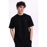 Jeep Bisiklet Yaka Düz Siyah Erkek T-Shirt J6SM-TST7777