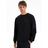 Jeep Bisiklet Yaka Düz Sweatshirt, S, 5003262602, Siyah, erkek