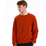 Jeep Bisiklet Yaka Düz Sweatshirt, XL, 5003261970, Kiremit, erkek