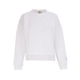 Jeep Bisiklet Yaka Loose Fit Blok Sweatshirt, M, 5003163214, Ekru, kadın
