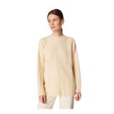 Jeep Bisiklet Yaka Oversize Kazak, XS, 5003162976, Ekru, Kadın