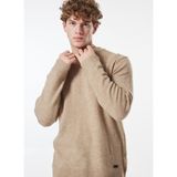 Jeep Bisiklet Yaka Relaxed Düz Bej Erkek Kazak J4WM-KZK7308 - 2XL