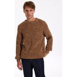 Jeep Bisiklet Yaka Relaxed Düz Kiremit Erkek Kazak J4WM-KZK4450 - XL