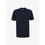 Jeep C4SM-TST4503 Lacivert Polo Yaka Relaxed Baskılı Polo Erkek T-shirt