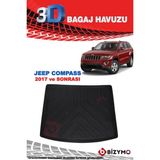 Jeep Compass 2017 ve Sonrası 3D Bagaj Havuzu Bizymo - Siyah