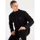 Jeep Dik Yaka Baskılı Sweatshirt, L, 5003276369, Siyah, erkek