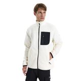 Jeep Dik Yaka Relaxed Fit Sweatshirt, S, 5003159989, Ekru, erkek